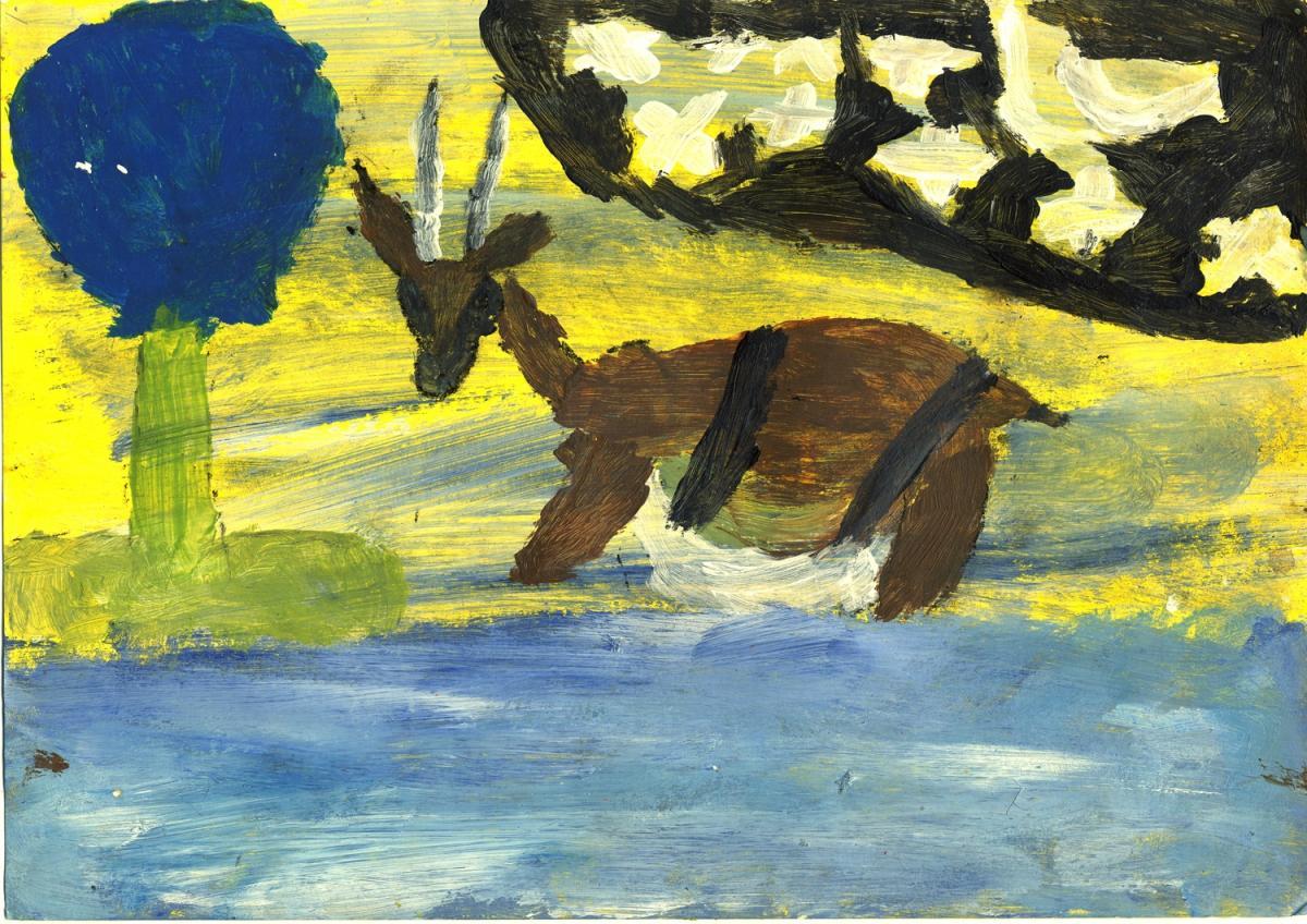 Contes016AfMalParAugustinMounkoroGazelle