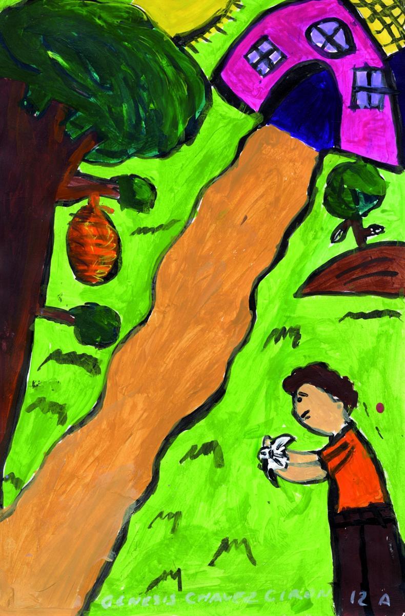 animaux135AmPerWalGenesisChavez12EnfantColombe